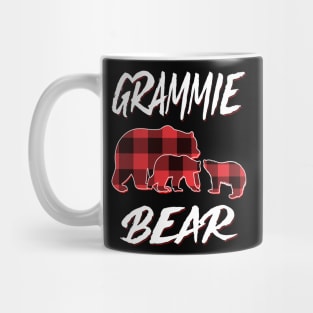 Grammie Bear Red Plaid Christmas Pajama Matching Family Gift Mug